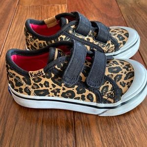 Gently used. Leopard print Keds
